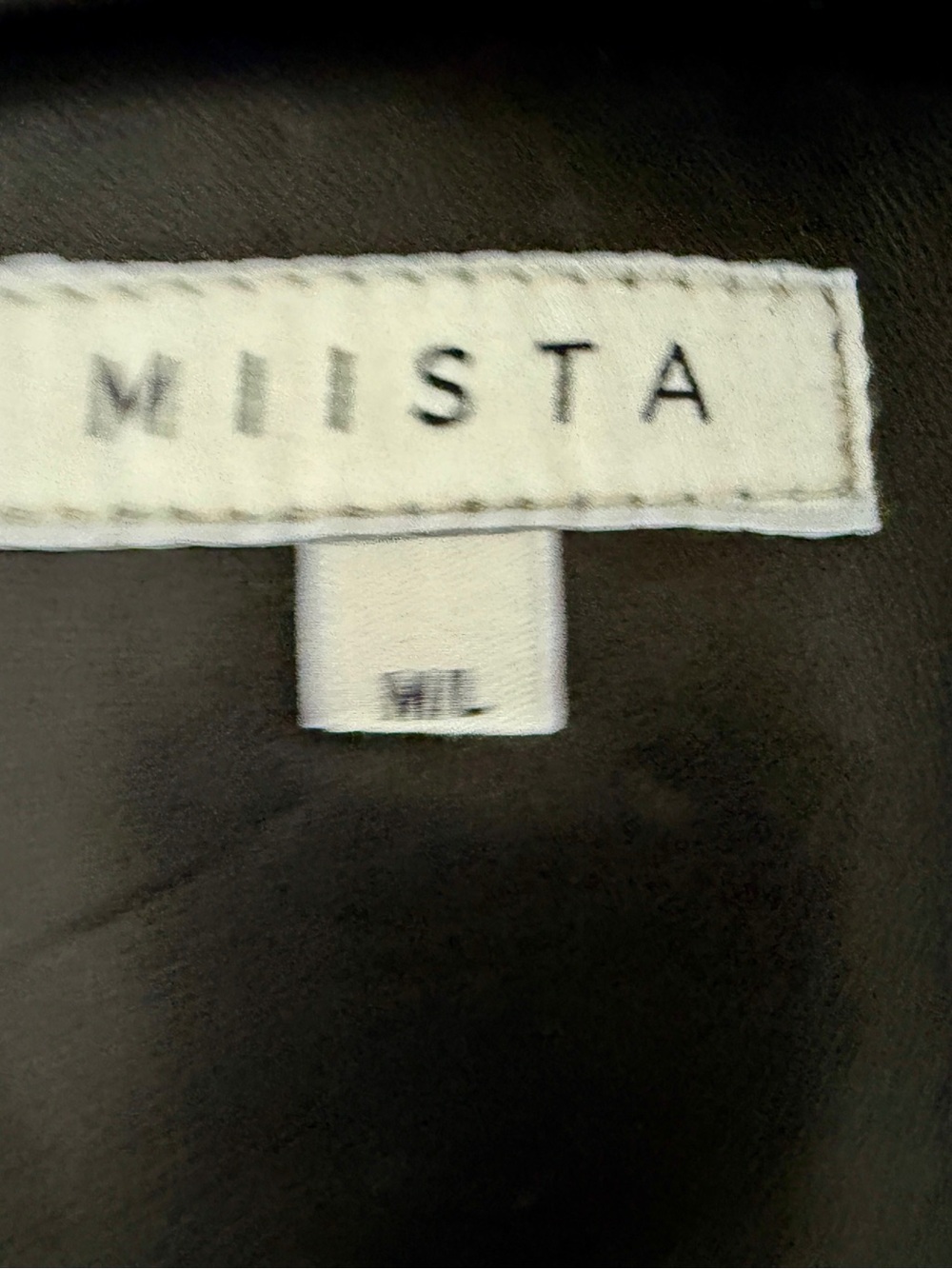 Miista Black Wide Leather Belt Bag with Silver Buckle - Picture 10 of 13